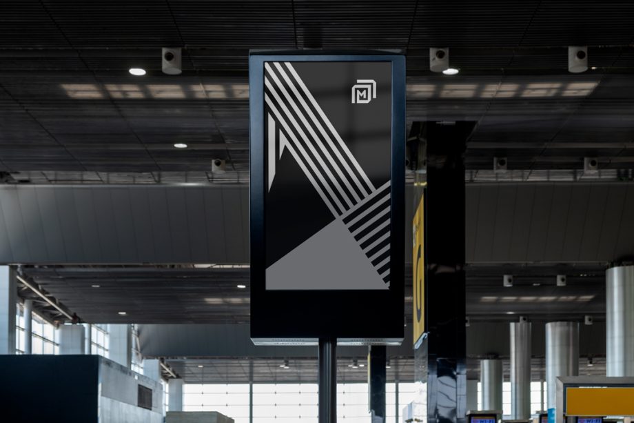 巴西城市地铁站车站电子屏幕广告牌海报设计展示效果图PSD样机模板Mockuperia – Post mockup collection 06 , sucaiwan.com