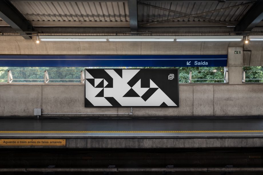 巴西城市地铁站车站电子屏幕广告牌海报设计展示效果图PSD样机模板Mockuperia – Post mockup collection 06 , sucaiwan.com