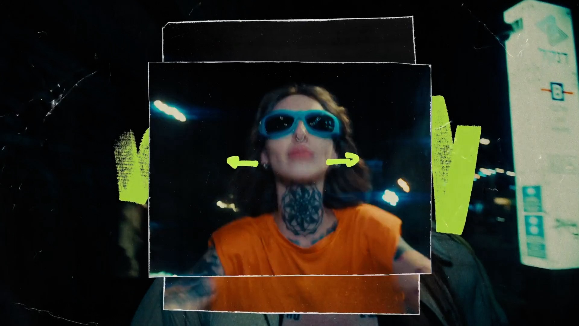 AE模板：新品复古做旧垃圾摇滚乐队纸带拼贴标记纹理转场过渡AE模板 Taped Paper Transitions , sucaiwan.com