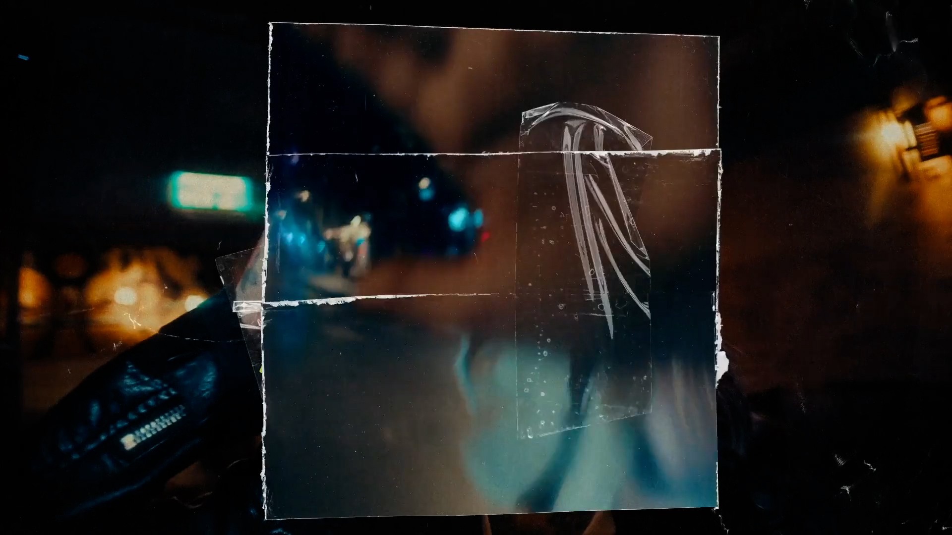 AE模板：新品复古做旧垃圾摇滚乐队纸带拼贴标记纹理转场过渡AE模板 Taped Paper Transitions , sucaiwan.com