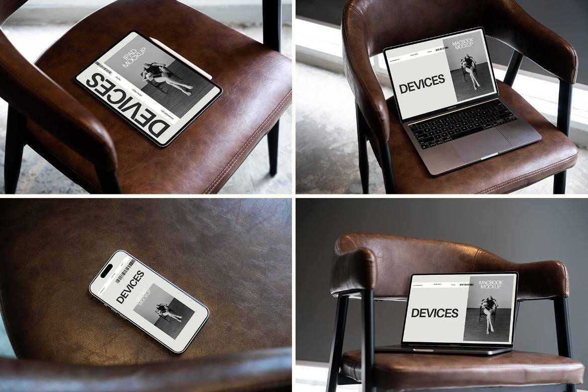 12款逼真扶椅场景UI界面作品集设计iPad平板iPhone手机MacBook电脑贴图PSD样机模板 Bara | Devices Mockups , 第6张-素材湾丨精选海外优质设计素材资源 12款逼真扶椅场景UI界面作品集设计iPad平板iPhone手机MacBook电脑贴图PSD样机模板 Bara | Devices Mockups , sucaiwan.com