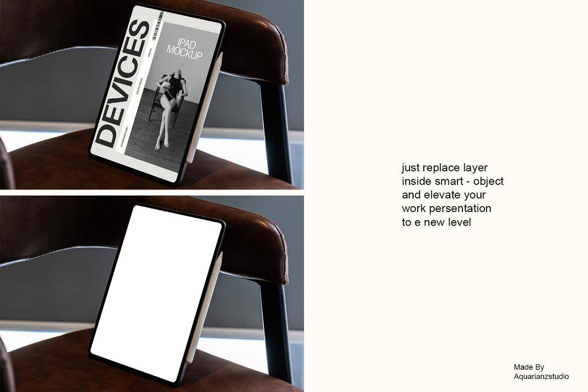 12款逼真扶椅场景UI界面作品集设计iPad平板iPhone手机MacBook电脑贴图PSD样机模板 Bara | Devices Mockups , 第4张-素材湾丨精选海外优质设计素材资源 12款逼真扶椅场景UI界面作品集设计iPad平板iPhone手机MacBook电脑贴图PSD样机模板 Bara | Devices Mockups , sucaiwan.com