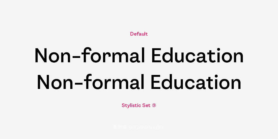 现代极简主义几何风标牌标题Logo设计无衬线英文字体安装包 Joie Grotesk Font Family , sucaiwan.com