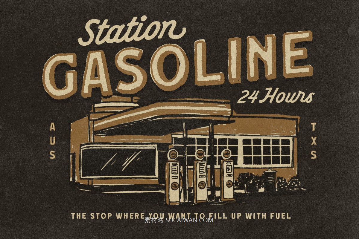 复古怀旧经典美式西洋粗犷咖啡店海报服装品牌设计PSAI无衬线英文字体安装包 Wayside Colorado Font Collection , 第6张-素材湾丨精选海外优质设计素材资源 复古怀旧经典美式西洋粗犷咖啡店海报服装品牌设计PSAI无衬线英文字体安装包 Wayside Colorado Font Collection , sucaiwan.com