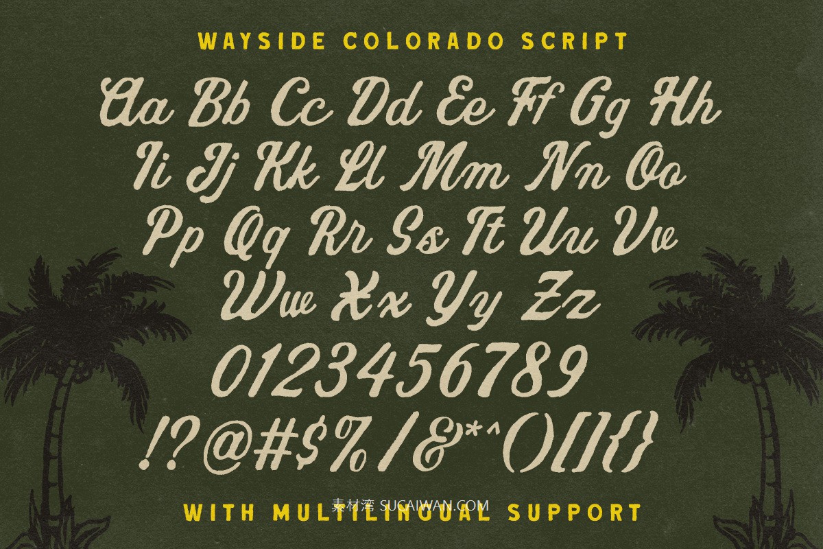 复古怀旧经典美式西洋粗犷咖啡店海报服装品牌设计PSAI无衬线英文字体安装包 Wayside Colorado Font Collection , 第8张-素材湾丨精选海外优质设计素材资源 复古怀旧经典美式西洋粗犷咖啡店海报服装品牌设计PSAI无衬线英文字体安装包 Wayside Colorado Font Collection , sucaiwan.com