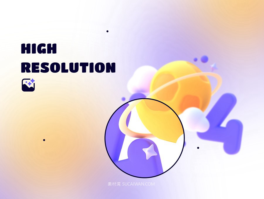 15款卡通趣味网页手机404空状态占位图标插图设计Blender/Png格式素材 UNIXX – Empty State Element 3D , sucaiwan.com