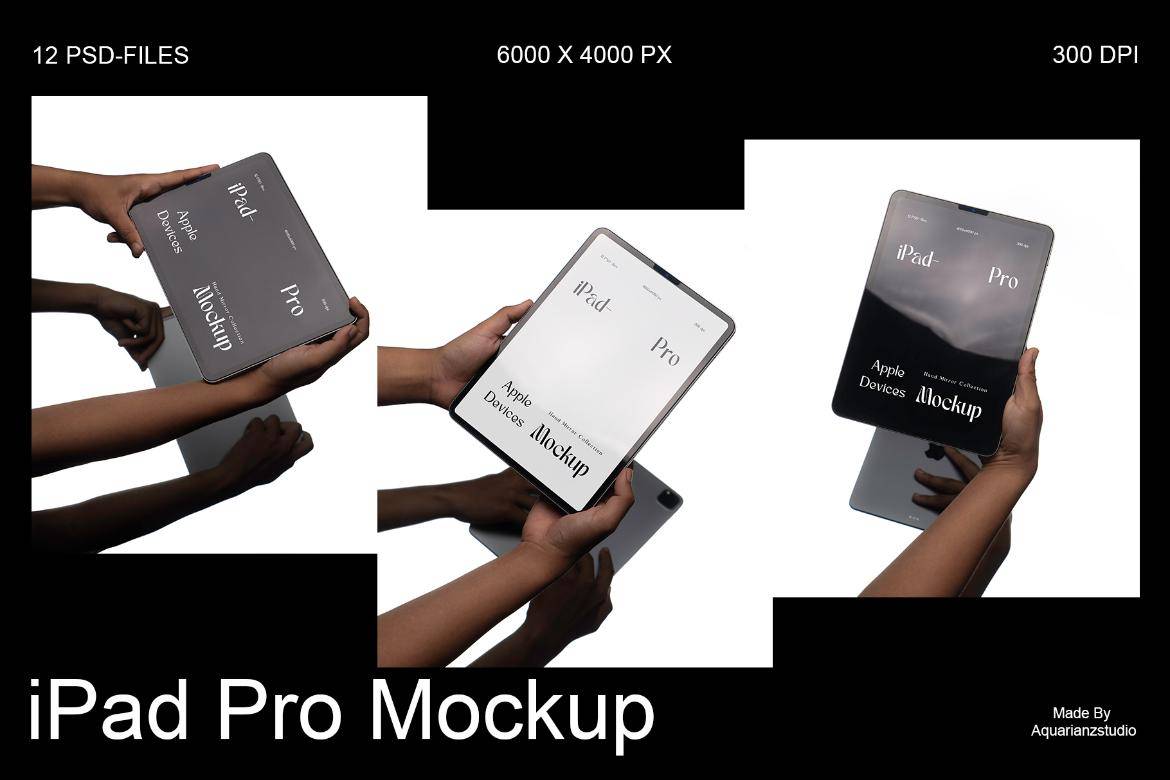 12款网站app ui界面作品集设计手持iPad平板电脑展示效果图psd样机模板 iPad Pro Mockups , 第1张-素材湾丨精选海外优质设计素材资源 12款网站app ui界面作品集设计手持iPad平板电脑展示效果图psd样机模板 iPad Pro Mockups , sucaiwan.com
