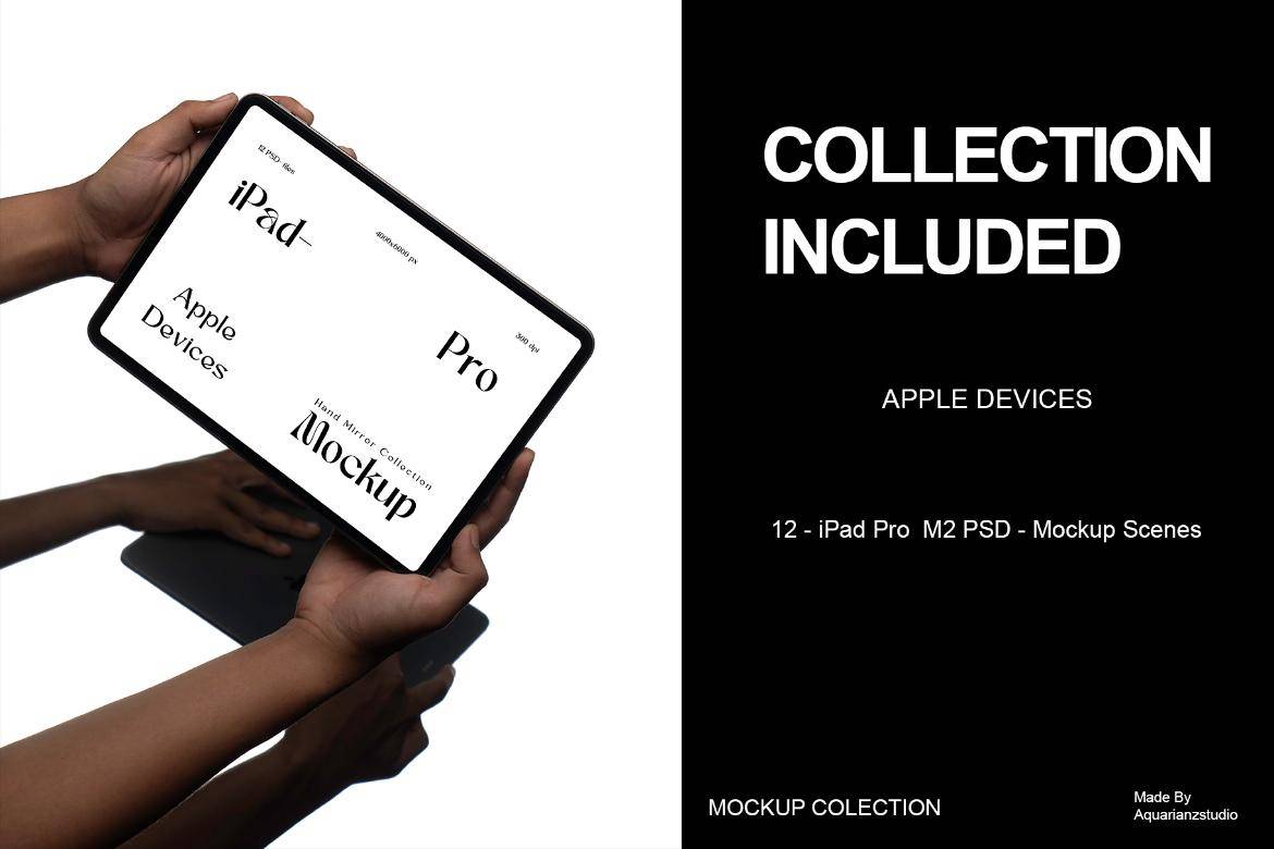 12款网站app ui界面作品集设计手持iPad平板电脑展示效果图psd样机模板 iPad Pro Mockups , 第2张-素材湾丨精选海外优质设计素材资源 12款网站app ui界面作品集设计手持iPad平板电脑展示效果图psd样机模板 iPad Pro Mockups , sucaiwan.com