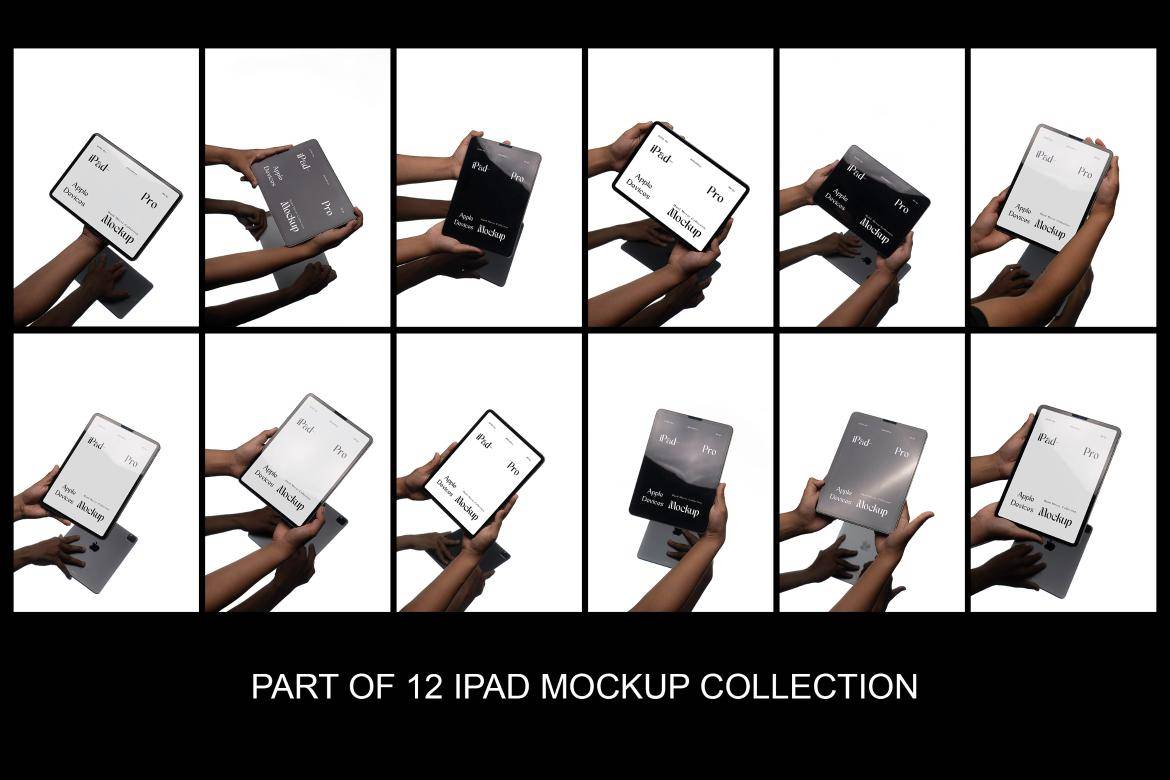 12款网站app ui界面作品集设计手持iPad平板电脑展示效果图psd样机模板 iPad Pro Mockups , 第6张-素材湾丨精选海外优质设计素材资源 12款网站app ui界面作品集设计手持iPad平板电脑展示效果图psd样机模板 iPad Pro Mockups , sucaiwan.com