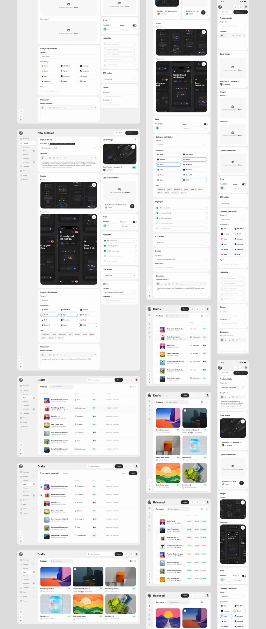 990个响应式双配色数据统计看板仪表盘ui界面设计模板+组件figma素材 Core 2.0 – Dashboard Builder , 第13张-素材湾丨精选海外优质设计素材资源 990个响应式双配色数据统计看板仪表盘ui界面设计模板+组件figma素材 Core 2.0 – Dashboard Builder , sucaiwan.com