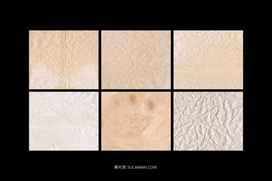 12款复古做旧褶皱纸张纹理高清背景图片 Vintage Paper Textures Pack , 第4张-素材湾丨精选海外优质设计素材资源 12款复古做旧褶皱纸张纹理高清背景图片 Vintage Paper Textures Pack , sucaiwan.com