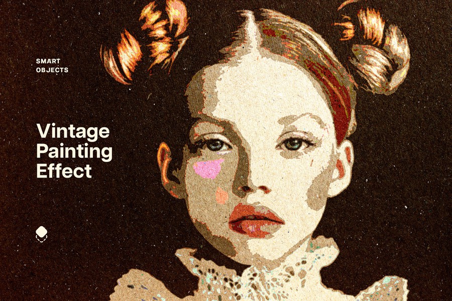 复古粗糙燥点绘画照片效果ps特效滤镜样机 Vintage Painting Photo Effect , 第1张-素材湾丨精选海外优质设计素材资源 复古粗糙燥点绘画照片效果ps特效滤镜样机 Vintage Painting Photo Effect , sucaiwan.com