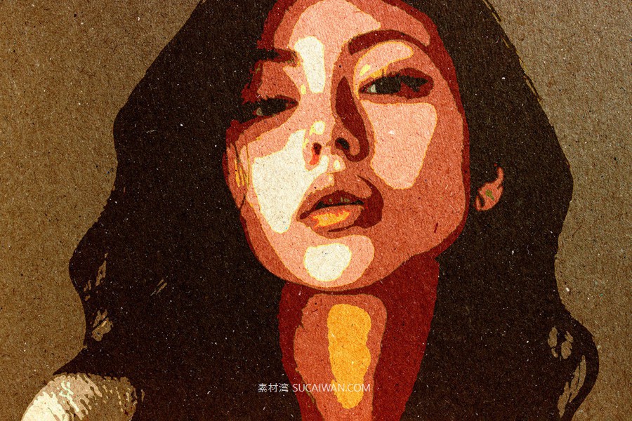 复古粗糙燥点绘画照片效果ps特效滤镜样机 Vintage Painting Photo Effect , 第3张-素材湾丨精选海外优质设计素材资源 复古粗糙燥点绘画照片效果ps特效滤镜样机 Vintage Painting Photo Effect , sucaiwan.com