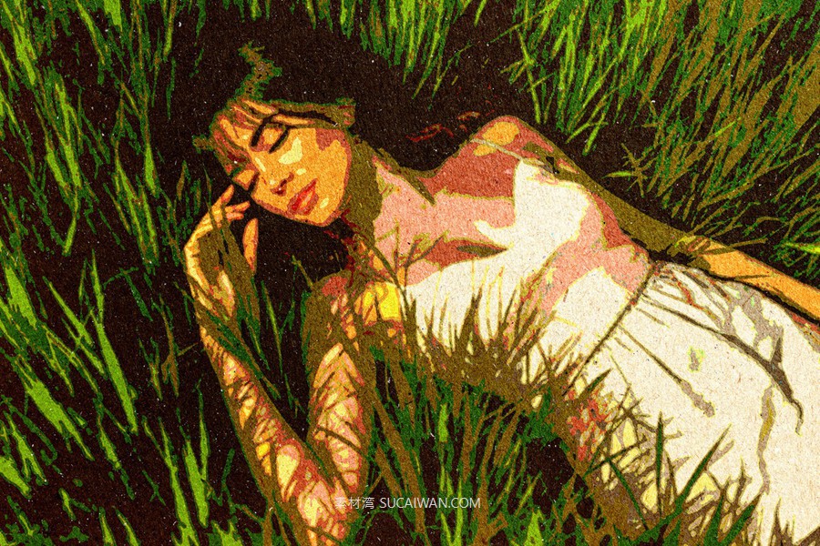 复古粗糙燥点绘画照片效果ps特效滤镜样机 Vintage Painting Photo Effect , 第5张-素材湾丨精选海外优质设计素材资源 复古粗糙燥点绘画照片效果ps特效滤镜样机 Vintage Painting Photo Effect , sucaiwan.com