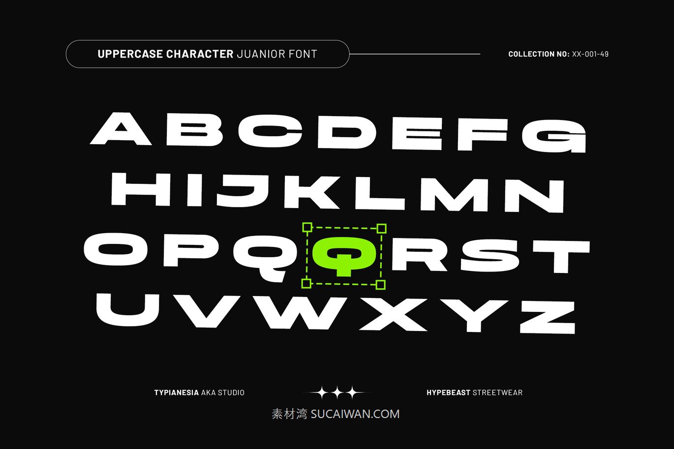 未来科幻品牌海报包装设计无衬线英文字体安装包 Juanior – Expanded Sans Serif Display , 第4张-素材湾丨精选海外优质设计素材资源 未来科幻品牌海报包装设计无衬线英文字体安装包 Juanior – Expanded Sans Serif Display , sucaiwan.com