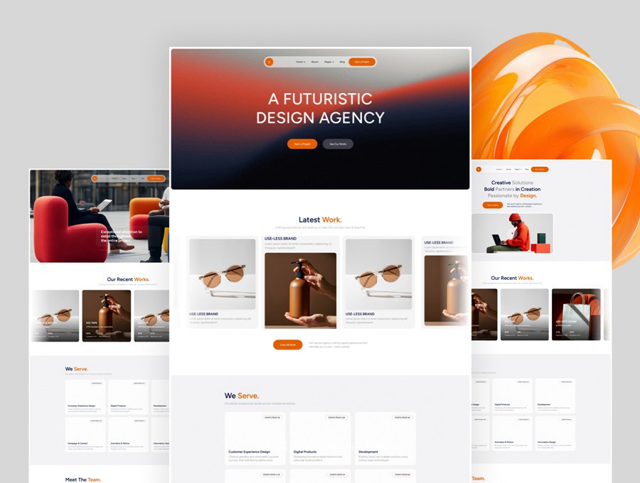 时尚响应式案例展示工作室设计服务公司网站界面设计html+css源码素材 Roxo – Digital Agency Template , 第4张-素材湾丨精选海外优质设计素材资源 时尚响应式案例展示工作室设计服务公司网站界面设计html+css源码素材 Roxo – Digital Agency Template , sucaiwan.com