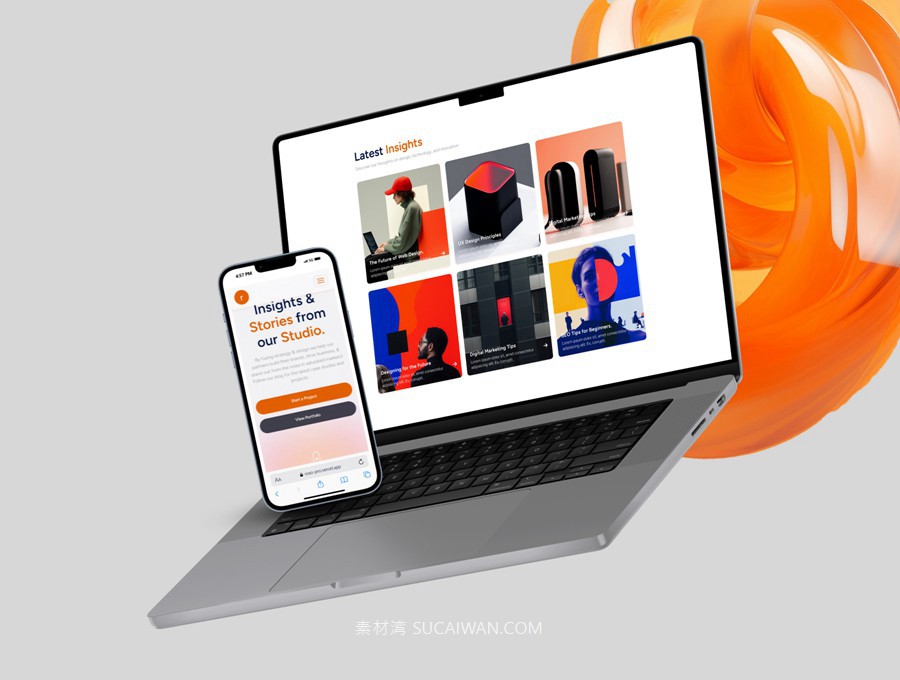 时尚响应式案例展示工作室设计服务公司网站界面设计html+css源码素材 Roxo – Digital Agency Template , 第3张-素材湾丨精选海外优质设计素材资源 时尚响应式案例展示工作室设计服务公司网站界面设计html+css源码素材 Roxo – Digital Agency Template , sucaiwan.com