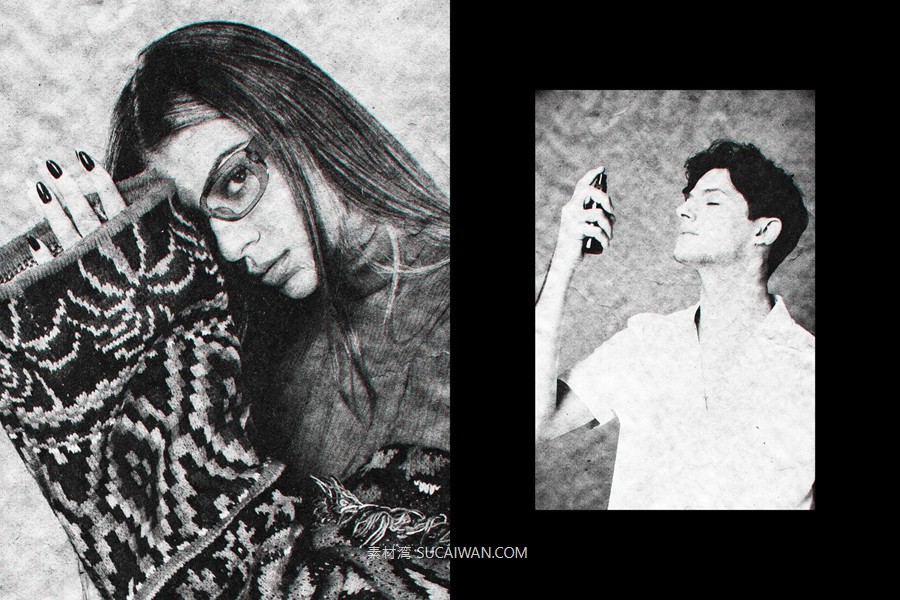 复古灰尘燥点照片效果ps特效滤镜样机 Vintage Paper Printer Design Effect , 第2张-素材湾丨精选海外优质设计素材资源 复古灰尘燥点照片效果ps特效滤镜样机 Vintage Paper Printer Design Effect , sucaiwan.com