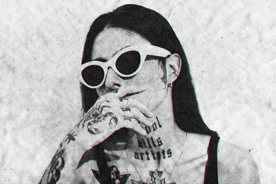 复古灰尘燥点照片效果ps特效滤镜样机 Vintage Paper Printer Design Effect , 第3张-素材湾丨精选海外优质设计素材资源 复古灰尘燥点照片效果ps特效滤镜样机 Vintage Paper Printer Design Effect , sucaiwan.com