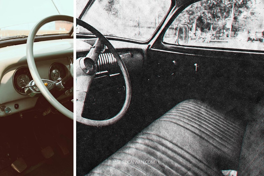 复古灰尘燥点照片效果ps特效滤镜样机 Vintage Paper Printer Design Effect , 第5张-素材湾丨精选海外优质设计素材资源 复古灰尘燥点照片效果ps特效滤镜样机 Vintage Paper Printer Design Effect , sucaiwan.com