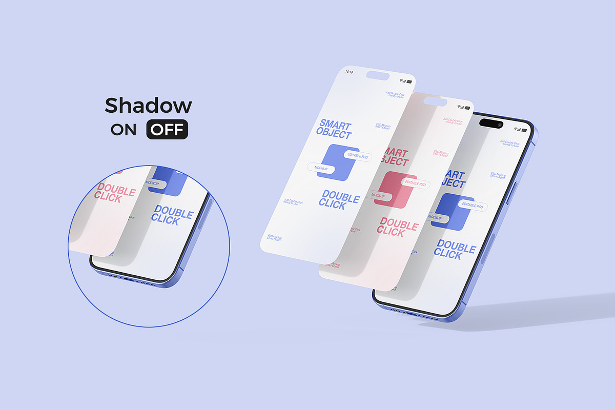 30款逼真ui界面作品集设计苹果iPhone16 Pro手机书籍折页展示效果图PSD样机模板 Smartphone & Book with Card Mockup Set , sucaiwan.com