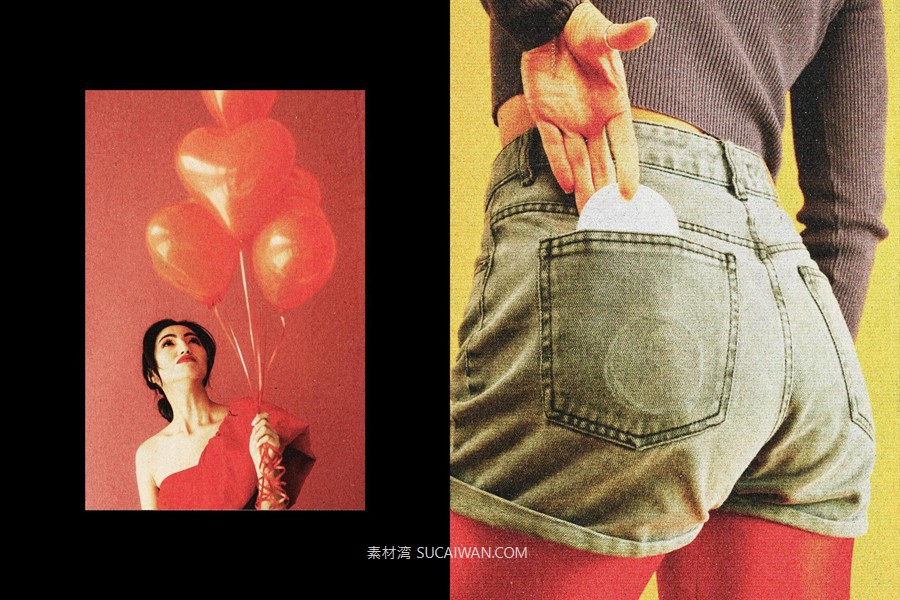 复古老式冲压头发灰尘噪点正宗印刷打印logo徽标特效叠加PSD样机 Authentic Vintage Printer , sucaiwan.com