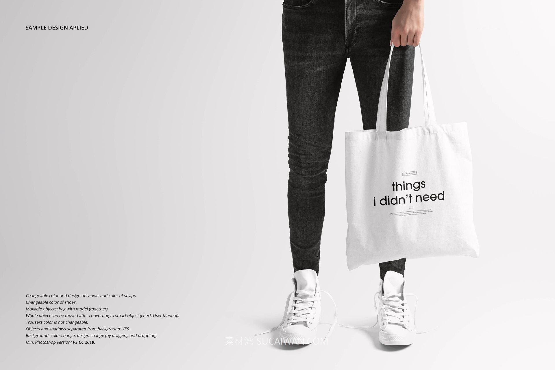 9款时尚手提袋帆布袋无纺布袋Vi设计展示效果图PS贴图样机模板 Tote Bag Mockup Set (v.4) by Creatsy , 第9张-素材湾丨精选海外优质设计素材资源 9款时尚手提袋帆布袋无纺布袋Vi设计展示效果图PS贴图样机模板 Tote Bag Mockup Set (v.4) by Creatsy , sucaiwan.com