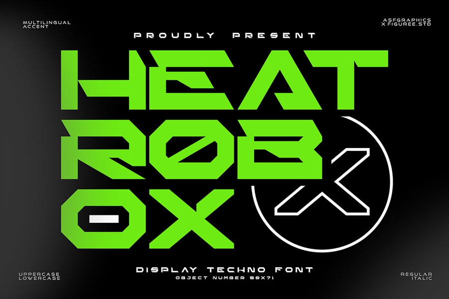 未来科幻赛博朋克风品牌电影游戏设计装饰英文字体安装包 Heat Robox – The Ultimate Futuristic Display Font , 第1张-素材湾丨精选海外优质设计素材资源 未来科幻赛博朋克风品牌电影游戏设计装饰英文字体安装包 Heat Robox – The Ultimate Futuristic Display Font , sucaiwan.com
