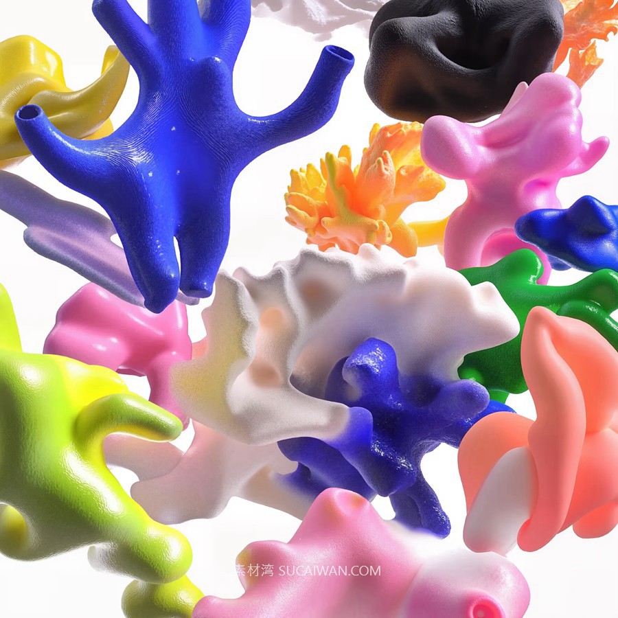 Futerals Abstractions 72款未来科幻3D立体艺术珊瑚创意抽象卡通几何图形png免抠图片素材 , 第8张-素材湾丨精选海外优质设计素材资源 Futerals Abstractions 72款未来科幻3D立体艺术珊瑚创意抽象卡通几何图形png免抠图片素材 , sucaiwan.com