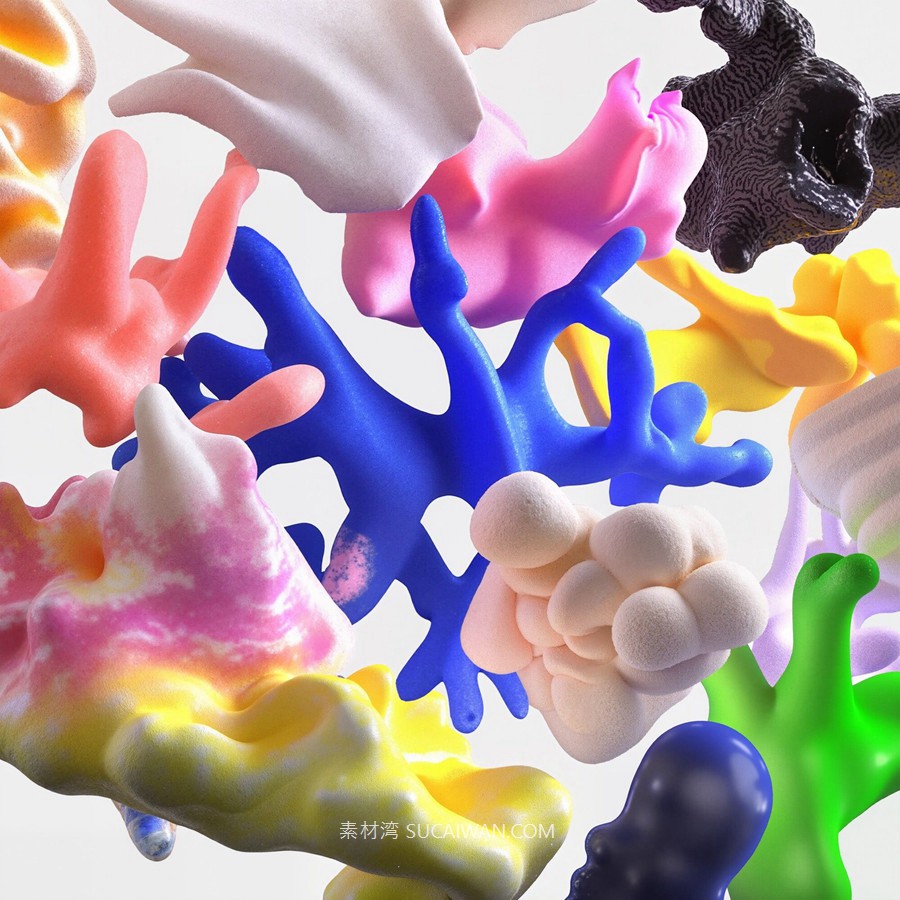 Futerals Abstractions 72款未来科幻3D立体艺术珊瑚创意抽象卡通几何图形png免抠图片素材 , 第14张-素材湾丨精选海外优质设计素材资源 Futerals Abstractions 72款未来科幻3D立体艺术珊瑚创意抽象卡通几何图形png免抠图片素材 , sucaiwan.com