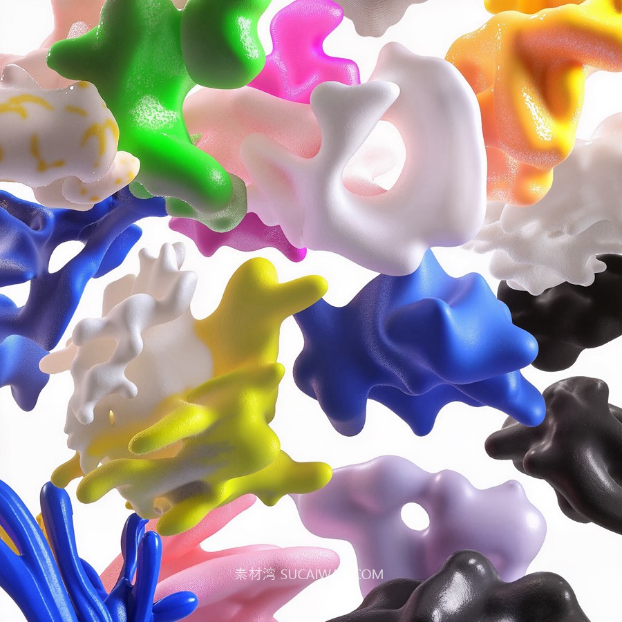 Futerals Abstractions 72款未来科幻3D立体艺术珊瑚创意抽象卡通几何图形png免抠图片素材 , 第15张-素材湾丨精选海外优质设计素材资源 Futerals Abstractions 72款未来科幻3D立体艺术珊瑚创意抽象卡通几何图形png免抠图片素材 , sucaiwan.com