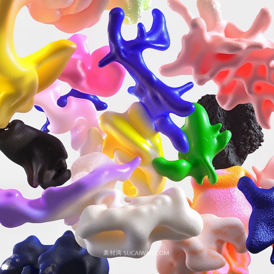 Futerals Abstractions 72款未来科幻3D立体艺术珊瑚创意抽象卡通几何图形png免抠图片素材 , 第16张-素材湾丨精选海外优质设计素材资源 Futerals Abstractions 72款未来科幻3D立体艺术珊瑚创意抽象卡通几何图形png免抠图片素材 , sucaiwan.com