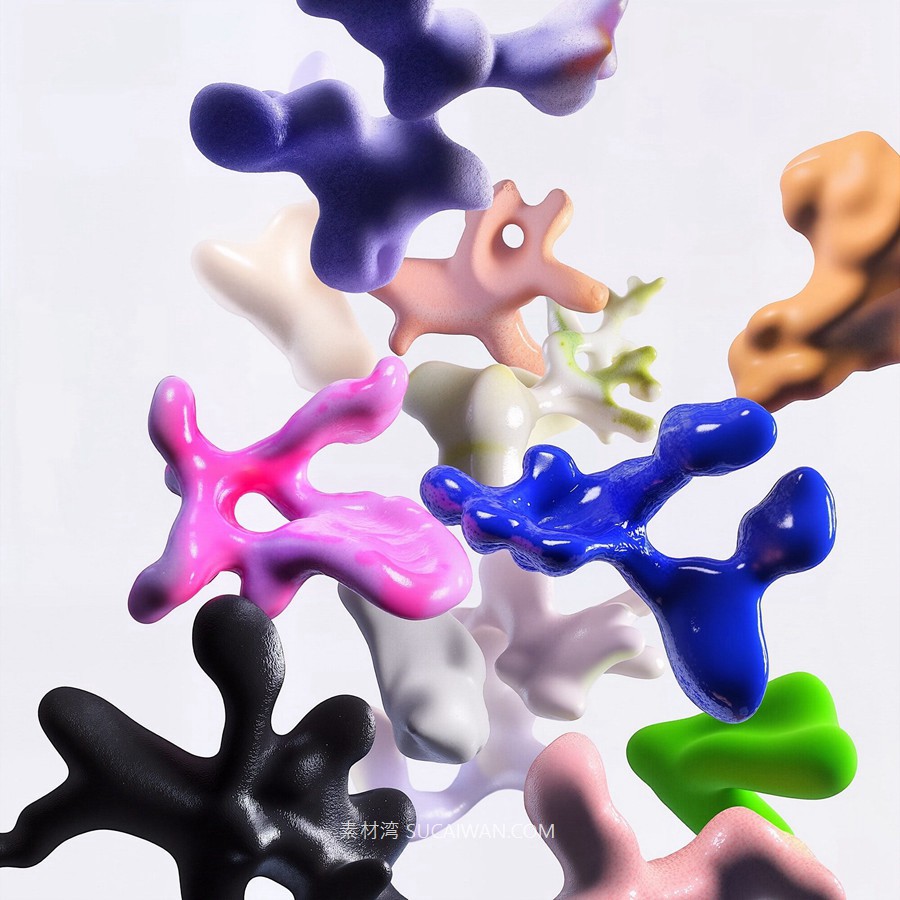 Futerals Abstractions 72款未来科幻3D立体艺术珊瑚创意抽象卡通几何图形png免抠图片素材 , 第19张-素材湾丨精选海外优质设计素材资源 Futerals Abstractions 72款未来科幻3D立体艺术珊瑚创意抽象卡通几何图形png免抠图片素材 , sucaiwan.com