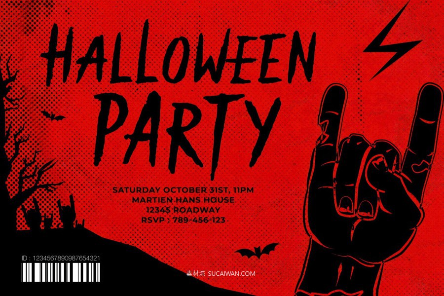 恐怖涂鸦电影海报邀请函徽标设计手写英文字体安装包 Scream House — Rough Horror Font , 第4张-素材湾丨精选海外优质设计素材资源 恐怖涂鸦电影海报邀请函徽标设计手写英文字体安装包 Scream House — Rough Horror Font , sucaiwan.com