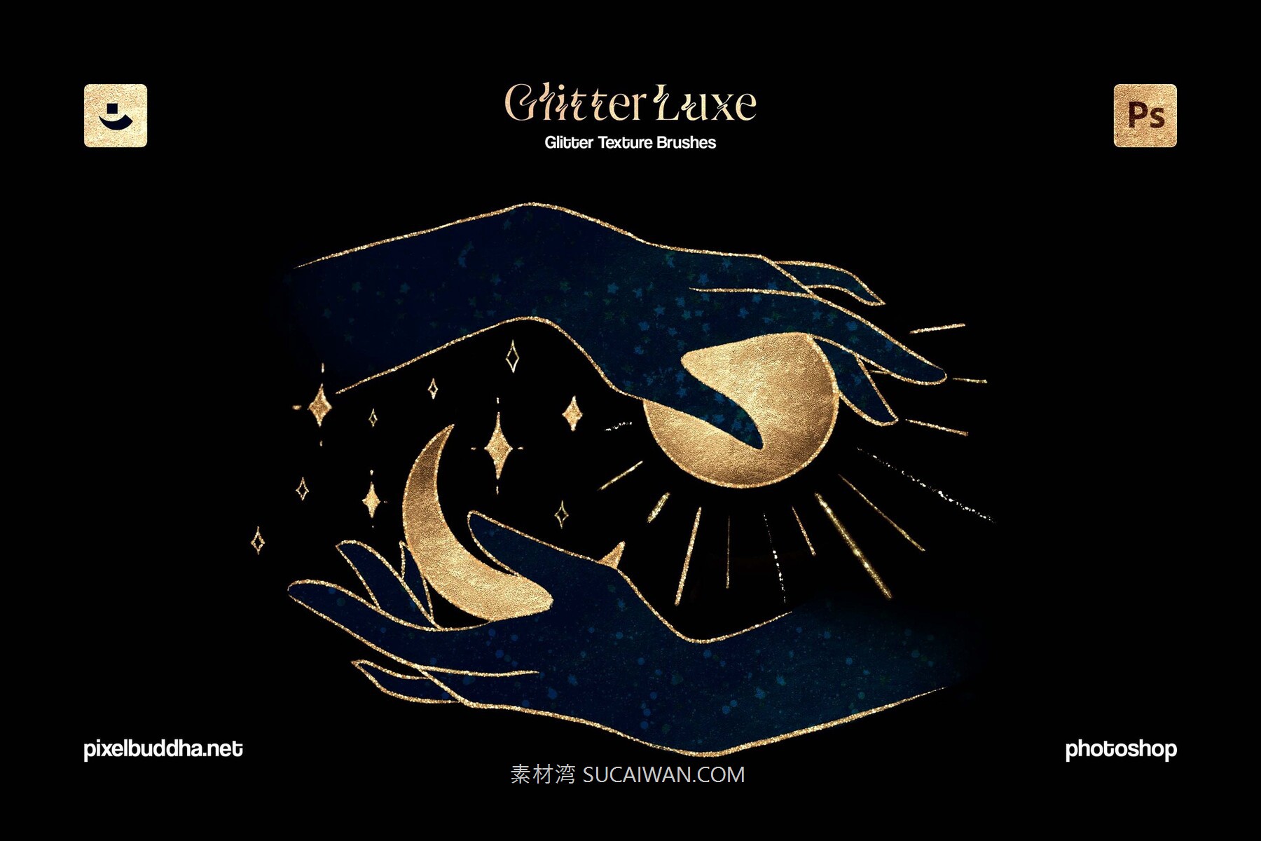 12组发光纹理金属灰尘绘画效果ps笔刷画笔 Photoshop Glitter Texture Brushes , 第4张-素材湾丨精选海外优质设计素材资源 12组发光纹理金属灰尘绘画效果ps笔刷画笔 Photoshop Glitter Texture Brushes , sucaiwan.com