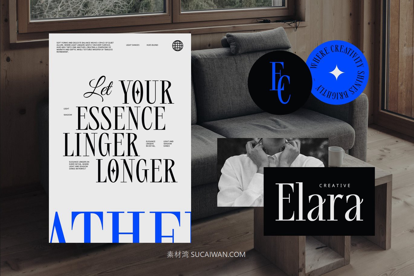 英文字体:现代美学优雅简约精致设计衬线封面海报字体 Quack - Aesthetic Font , 第7张-素材湾丨精选海外优质设计素材资源 英文字体:现代美学优雅简约精致设计衬线封面海报字体 Quack - Aesthetic Font , sucaiwan.com