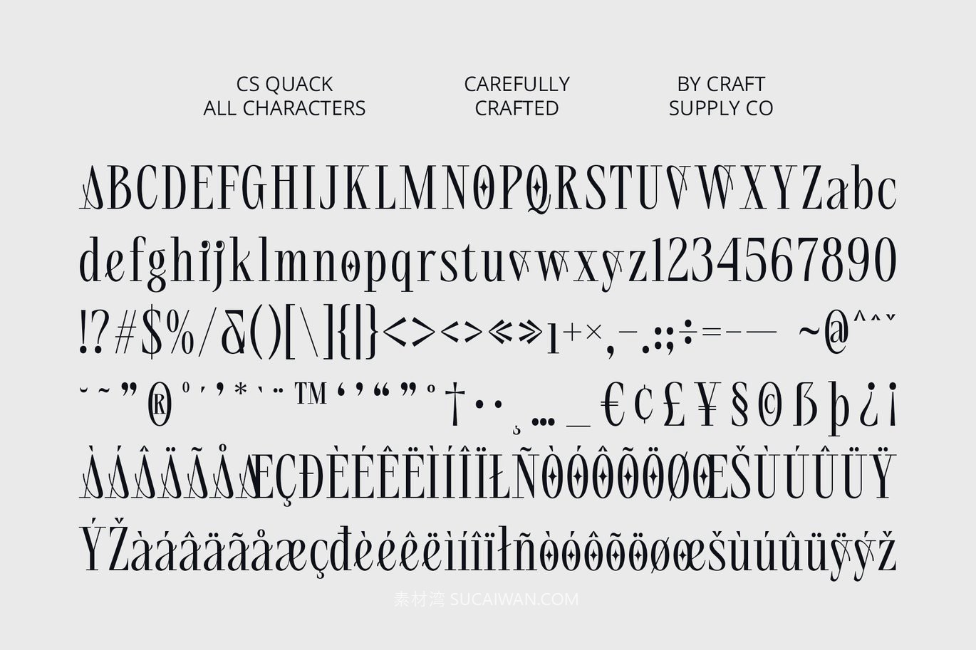 英文字体:现代美学优雅简约精致设计衬线封面海报字体 Quack - Aesthetic Font , 第8张-素材湾丨精选海外优质设计素材资源 英文字体:现代美学优雅简约精致设计衬线封面海报字体 Quack - Aesthetic Font , sucaiwan.com