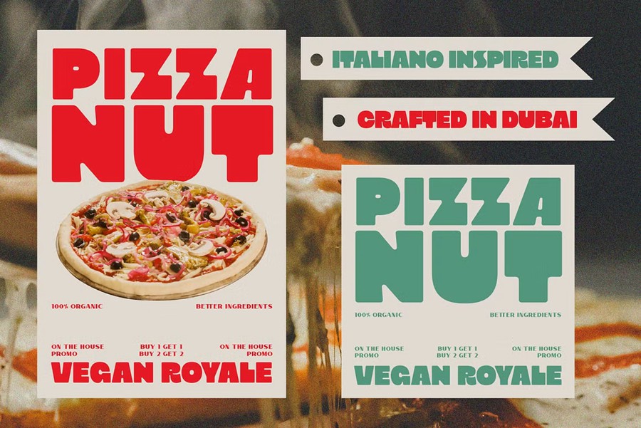 趣味极简品牌海报艺术贴纸设计圆润边缘无衬线粗体装饰字体 Chunko Bold - Sans Serif Font , 第3张-素材湾丨精选海外优质设计素材资源 趣味极简品牌海报艺术贴纸设计圆润边缘无衬线粗体装饰字体 Chunko Bold - Sans Serif Font , sucaiwan.com