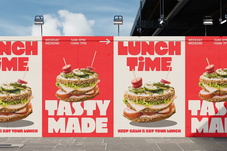 趣味极简品牌海报艺术贴纸设计圆润边缘无衬线粗体装饰字体 Chunko Bold - Sans Serif Font , 第6张-素材湾丨精选海外优质设计素材资源 趣味极简品牌海报艺术贴纸设计圆润边缘无衬线粗体装饰字体 Chunko Bold - Sans Serif Font , sucaiwan.com