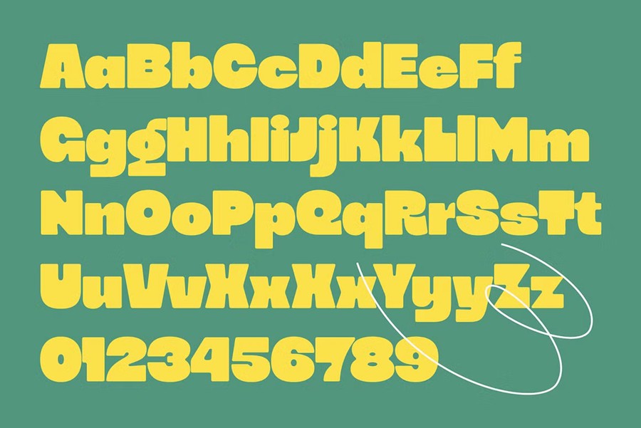 趣味极简品牌海报艺术贴纸设计圆润边缘无衬线粗体装饰字体 Chunko Bold - Sans Serif Font , 第10张-素材湾丨精选海外优质设计素材资源 趣味极简品牌海报艺术贴纸设计圆润边缘无衬线粗体装饰字体 Chunko Bold - Sans Serif Font , sucaiwan.com