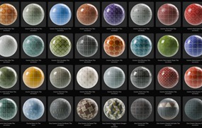 200款抽象3D贴图材质Substance资产素材包 Substance Materials – Ceramic category 200+ materials