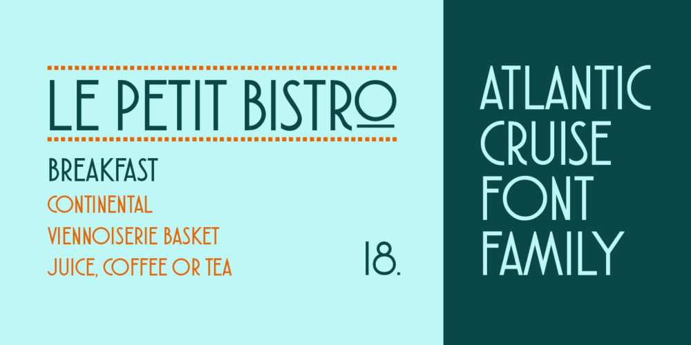 50年代复古几何美学旅行邮轮标志海报Logo设计无衬线英文字体素材 Myfonts – Atlantic Cruise Pro Font Family , 第1张-素材湾丨精选海外优质设计素材资源 50年代复古几何美学旅行邮轮标志海报Logo设计无衬线英文字体素材 Myfonts – Atlantic Cruise Pro Font Family , sucaiwan.com