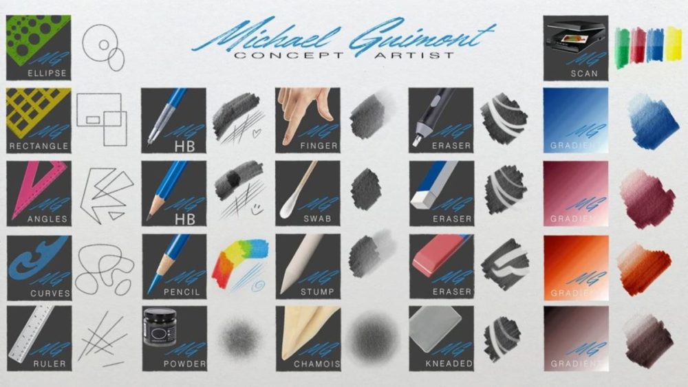 真实铅笔彩笔粉笔颗粒线条绘画效果csp笔刷素材 Gumroad – Michael Guimont Clip Studio paint Pencils & Friends , 第2张-素材湾丨精选海外优质设计素材资源 真实铅笔彩笔粉笔颗粒线条绘画效果csp笔刷素材 Gumroad – Michael Guimont Clip Studio paint Pencils & Friends , sucaiwan.com