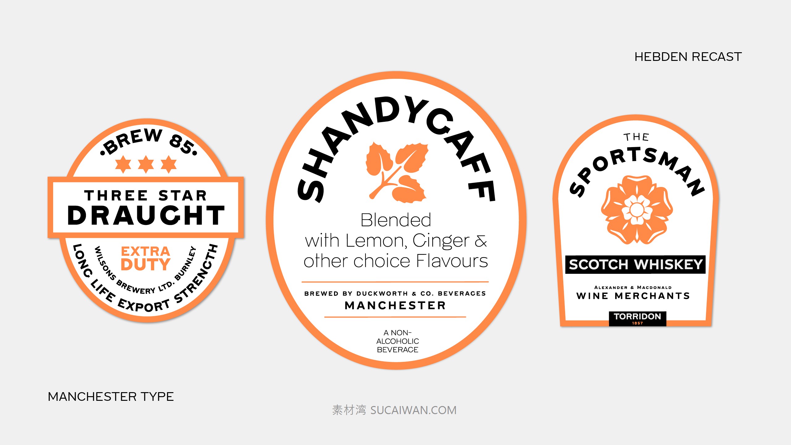 传统复古怀旧标签标识Logo设计PSAI无衬线英文字体安装包 Myfonts – Hebden Recut Font Family , 第4张-素材湾丨精选海外优质设计素材资源 传统复古怀旧标签标识Logo设计PSAI无衬线英文字体安装包 Myfonts – Hebden Recut Font Family , sucaiwan.com