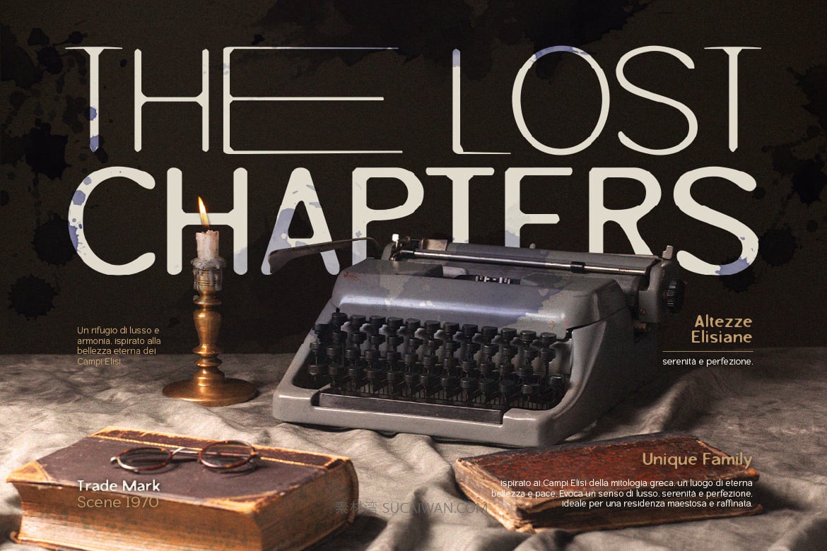 时尚复古品牌海报包装设计无衬线英文字体安装包 Malevice Inkbleed , 第3张-素材湾丨精选海外优质设计素材资源 时尚复古品牌海报包装设计无衬线英文字体安装包 Malevice Inkbleed , sucaiwan.com