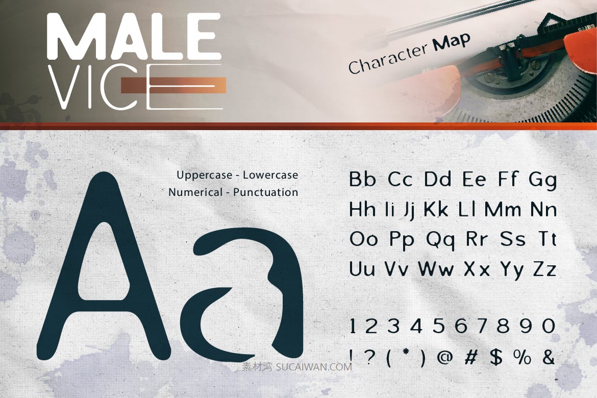 时尚复古品牌海报包装设计无衬线英文字体安装包 Malevice Inkbleed , 第5张-素材湾丨精选海外优质设计素材资源 时尚复古品牌海报包装设计无衬线英文字体安装包 Malevice Inkbleed , sucaiwan.com