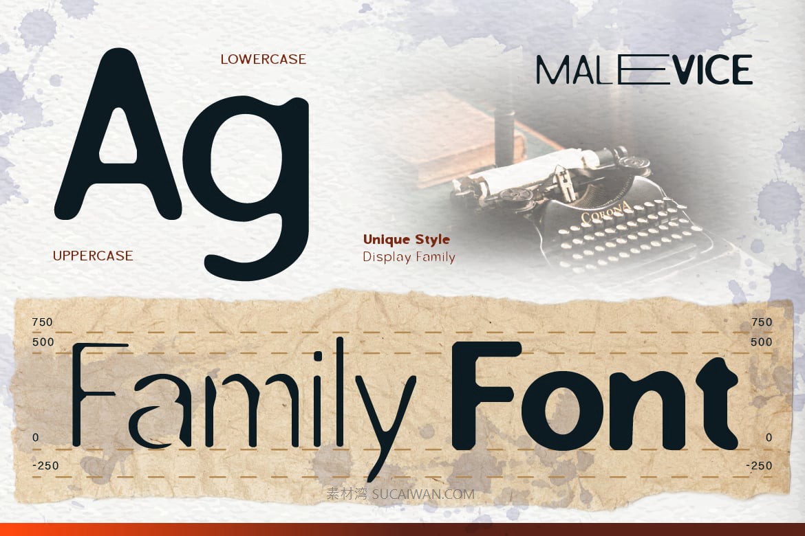 时尚复古品牌海报包装设计无衬线英文字体安装包 Malevice Inkbleed , 第11张-素材湾丨精选海外优质设计素材资源 时尚复古品牌海报包装设计无衬线英文字体安装包 Malevice Inkbleed , sucaiwan.com