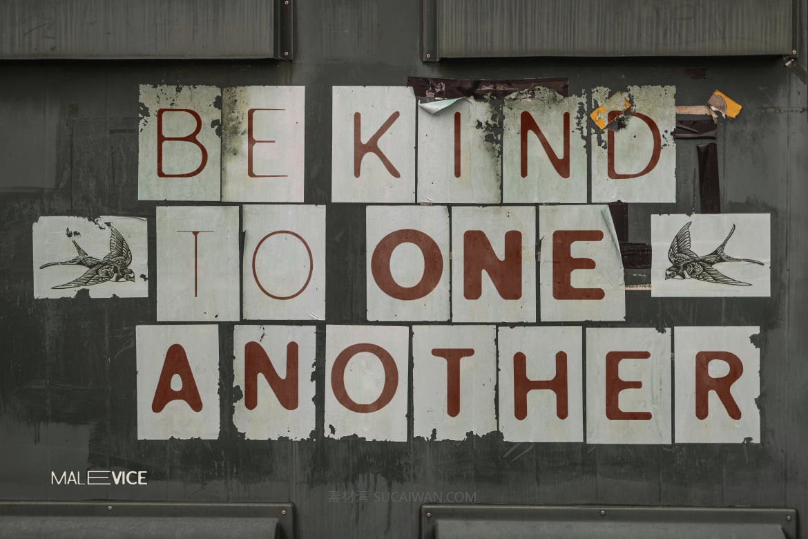 时尚复古品牌海报包装设计无衬线英文字体安装包 Malevice Inkbleed , 第13张-素材湾丨精选海外优质设计素材资源 时尚复古品牌海报包装设计无衬线英文字体安装包 Malevice Inkbleed , sucaiwan.com