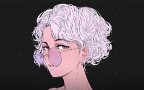 [独家AI翻译] Adobe Photoshop PS动漫人物肖像手绘插画绘画视频教程 中英文字幕 Coloso – Line Art Techniques for Aesthetic Character Portraits