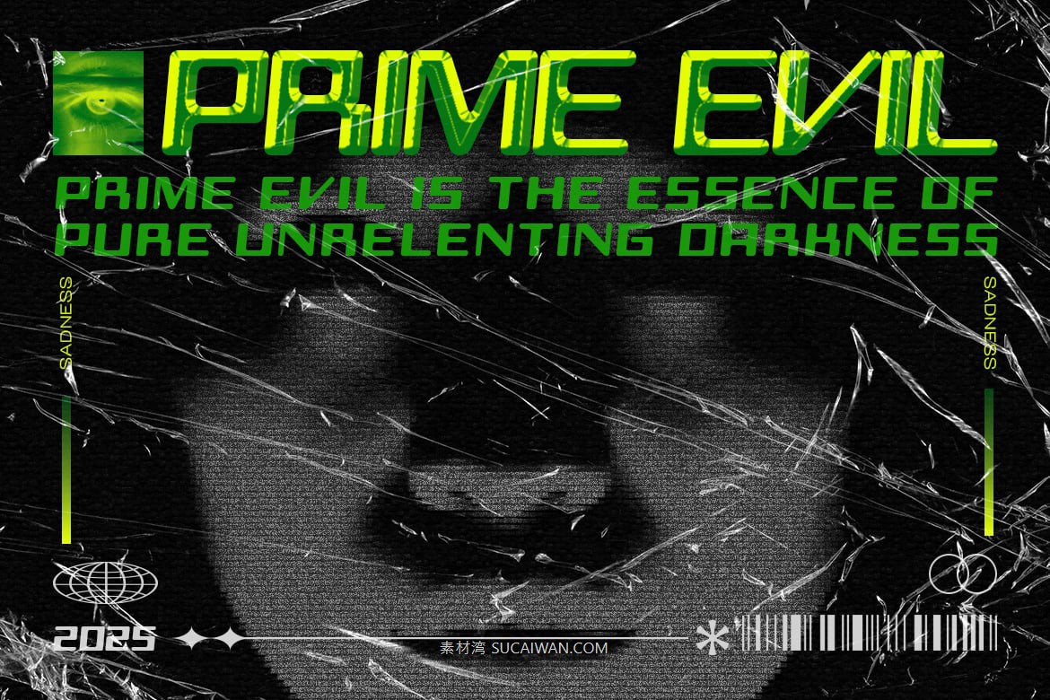 未来科幻赛博朋克品牌海报徽标设计y2k无衬线英文字体 Cyrovoid – Futuristic Tech Font 设计素材 第5张-素材湾丨精选海外优质设计素材资源 未来科幻赛博朋克品牌海报徽标设计y2k无衬线英文字体 Cyrovoid – Futuristic Tech Font 设计素材 sucaiwan.com